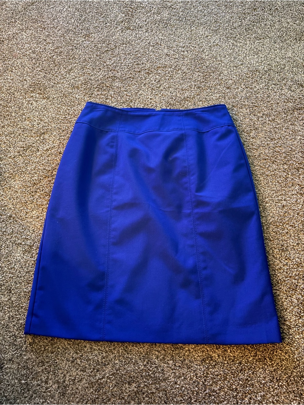 Classic Women's Blue Pencil Skirt
